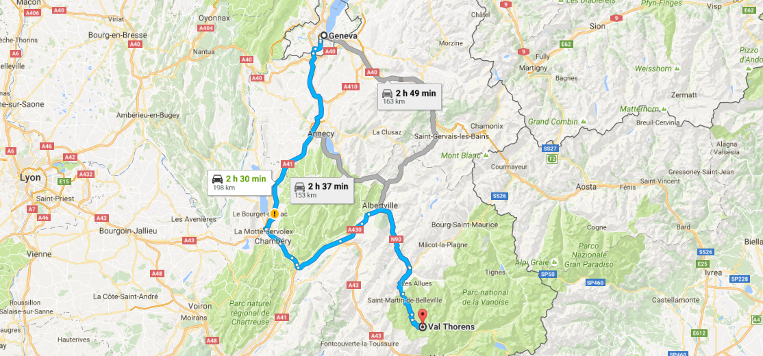 An Astonishing Trip from Geneva to Val Thorens